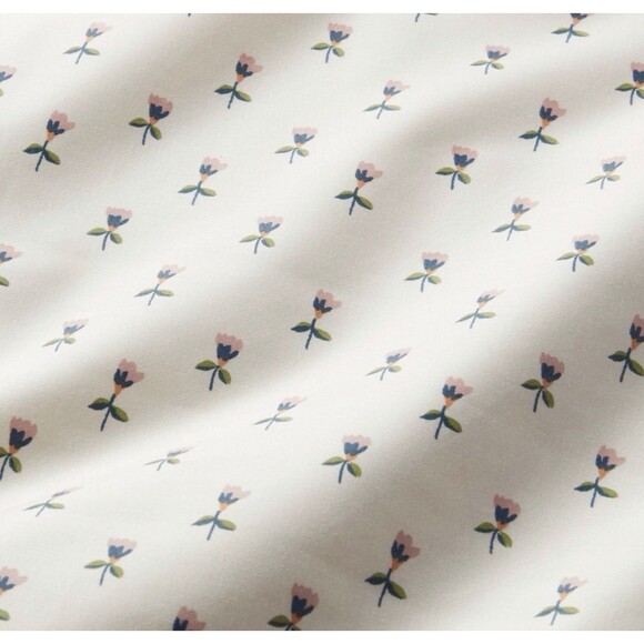 Queen 400 Thread Count Performance Sheet Set Tulip Toss - Threshold NEW - Picture 4 of 6